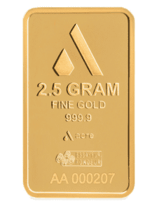 acre gold 2.5 gram gold bar