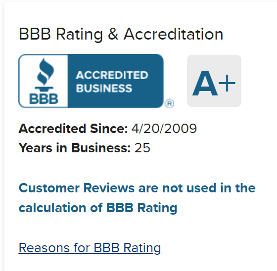 American Gold Exchange A+ BBB Rating